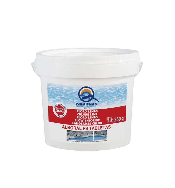 Quimicamp Cloro Alboral Tabletas 250 gr 5 kg Productos QP