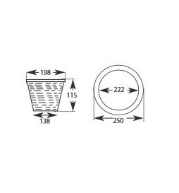 Quimicamp Skimmer Boca 200 ABS Tapa Redonda Productos QP