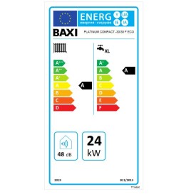 Caldera de Gas Baxi Platinum Compact ECO 26/26 F Etiqueta Eficiencia Energética