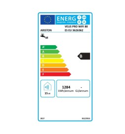 Termo Eléctrico Ariston Velis PRO WIFI 80 ES EU Eficiencia Energetica Clase Energia